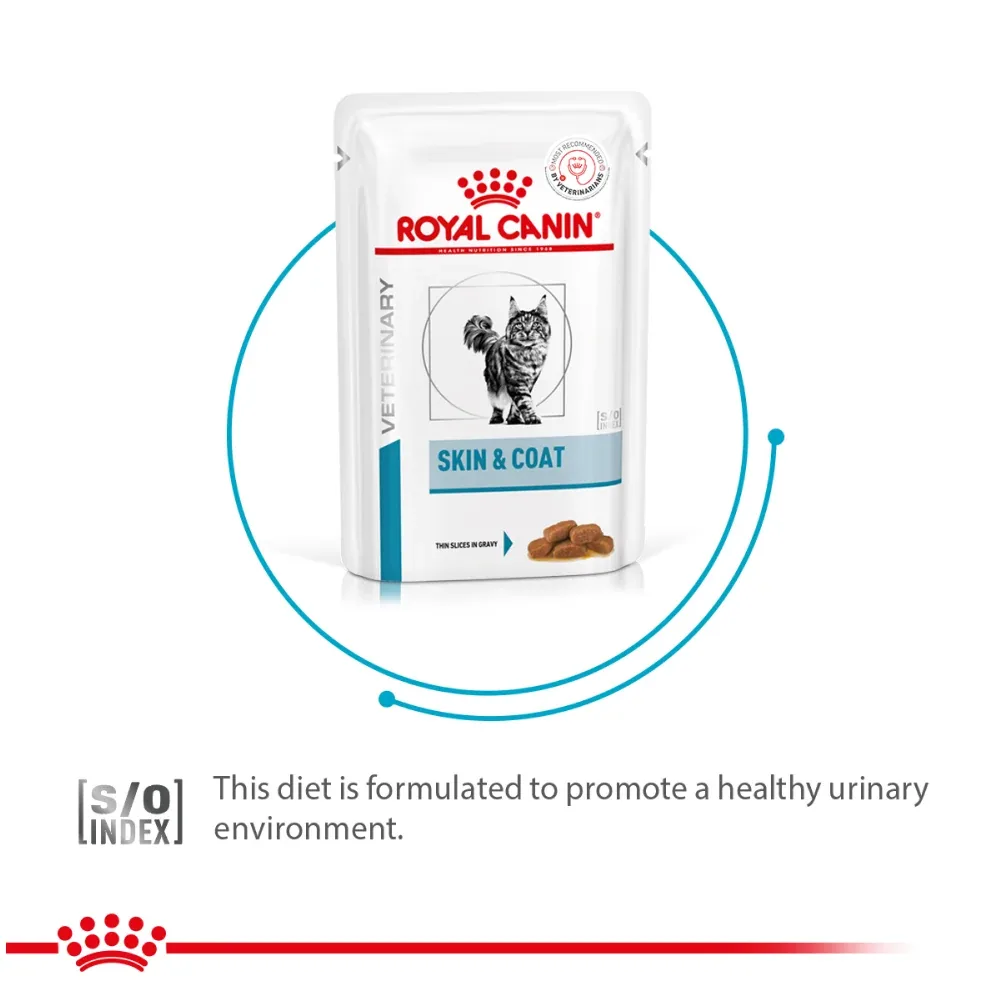 Royal Canin Veterinary Diet Skin & Coat Cat Wet Food - Image 2