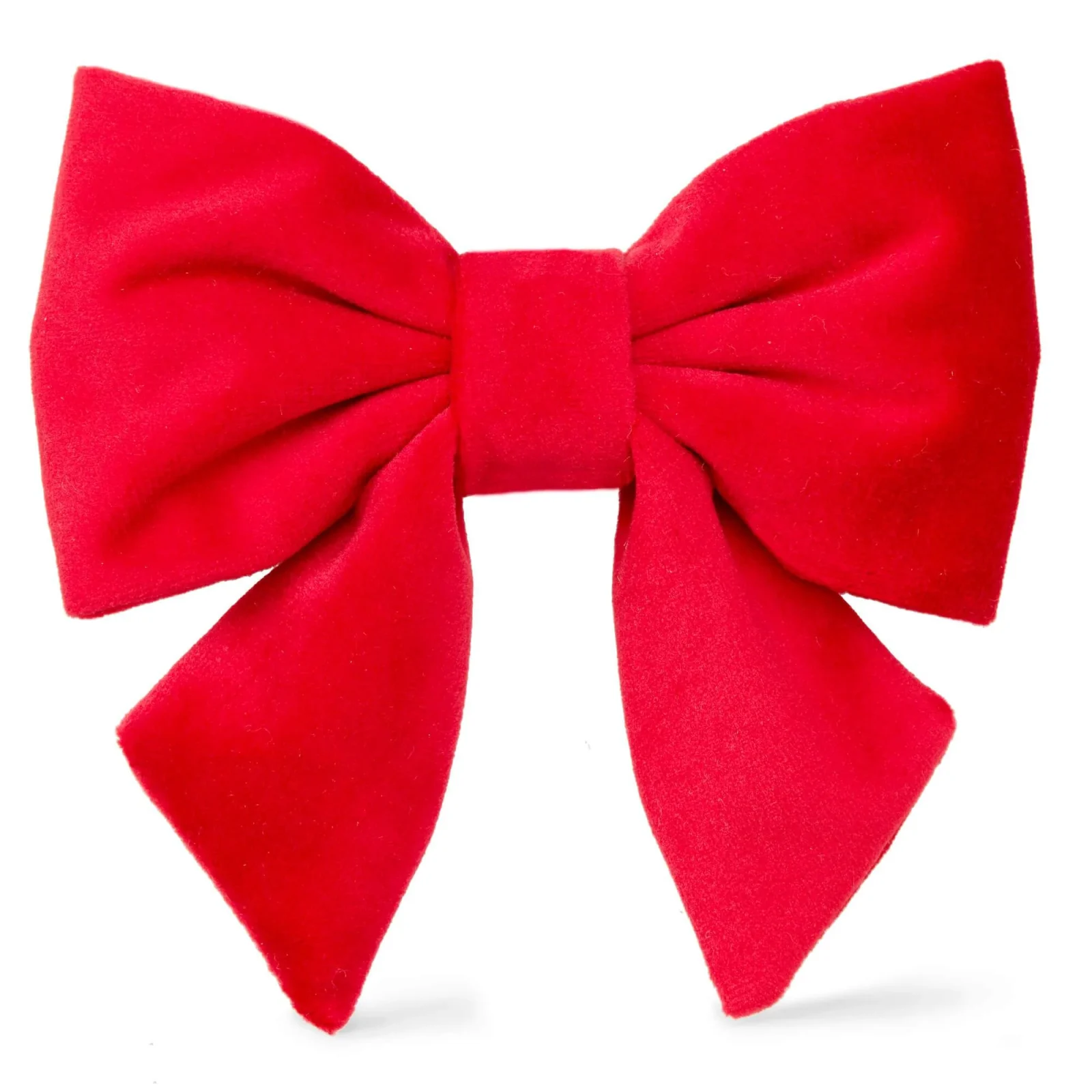 Cranberry Velvet Lady Dog Bow - Image 2