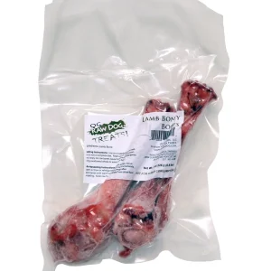 OC Raw Frozen Foods Lamb Bony Bones Cat and Dog Supplements and Treats - 1 lb Bag