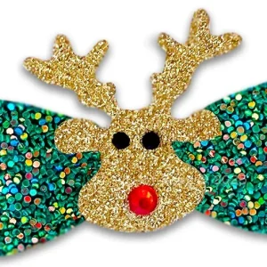 Deerly Beloved Holiday Hair Bow