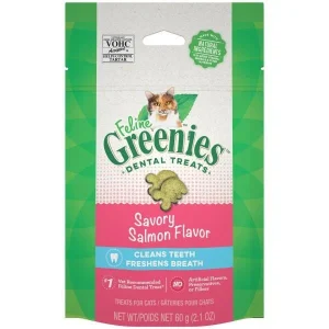 Greenies Feline Salmon Dental Cat Treats - 2.1 oz
