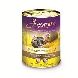 Zignature Turkey Formula Canned Dog Food - 12/13 oz Cans - Case of 1