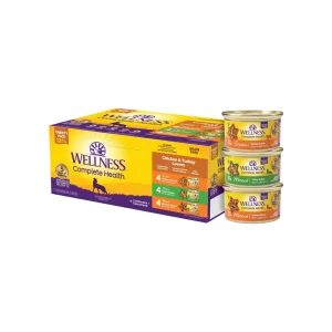 Wellness Complete Health Grain Free Minced Wet Cat Food in Gravy
