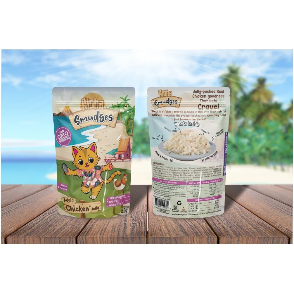 Aloha Smudges Ocean Fish and Salmon in Jelly Adult Cat Wet Food - Image 2