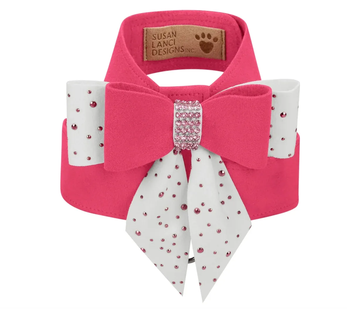 Susan Lanci Pink is Love Double Tail Bow Tinkie Harness - Image 2
