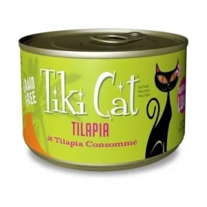 Tiki Cat Kapi Olani Lua Canned Cat Food - Tilapia - Case of 8