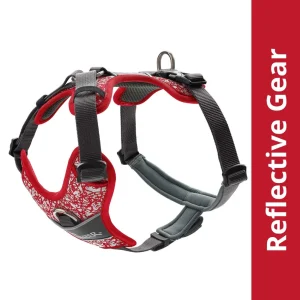 Hunter Divo Reflect Harness for Dogs (Red)