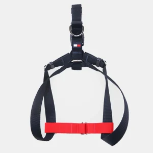 Tommy Hilfiger Blocked Harness for Dogs (Red/White)