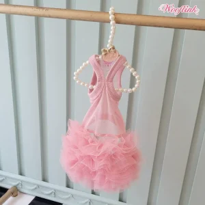 Wooflink Baby Tulle Dress in Pink
