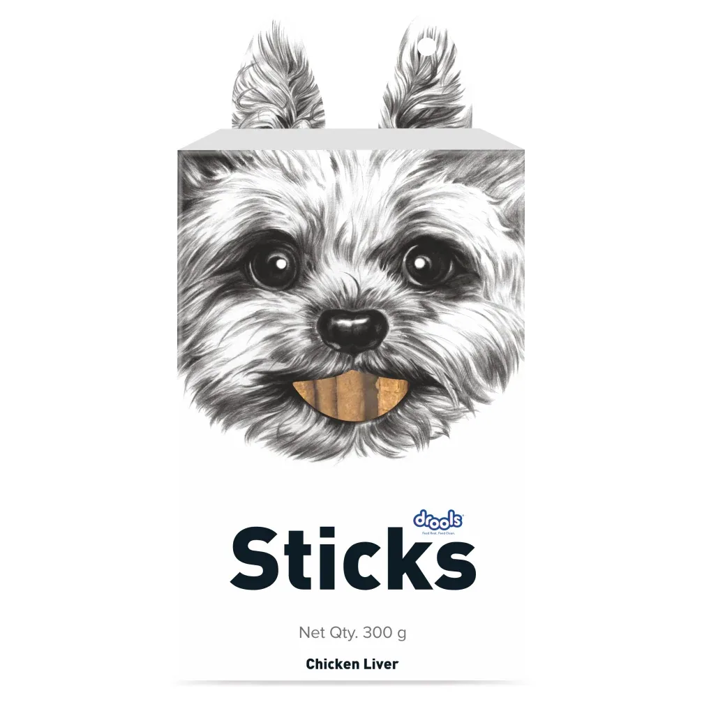 Drools Chicken Liver Sticks Dog treats