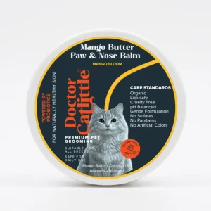 Doctor Catlittle Probiotic Mango Butter Paw & Nose Balm for Cats