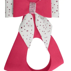 Susan Lanci Pink is Love Double Tail Bow Step in Harness