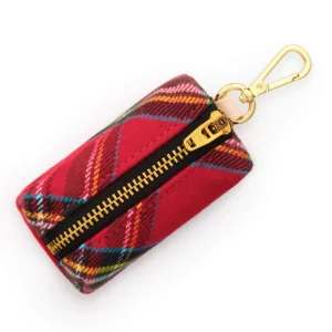 Tartan Plaid Flannel Waste Bag Holder
