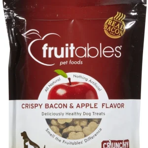 Fruitables Pumpkin & Apple Crunchy Dog Treats - 7 oz Pouch
