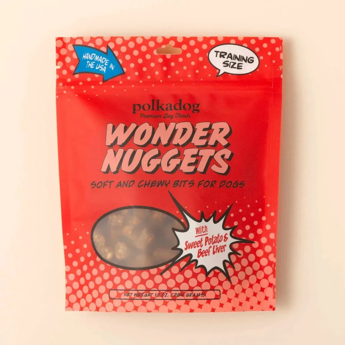 Polkadog Wonder Nuggets Training Bits Sweet Potato & Beef Liver Soft & Chewy Dog Treats - Image 2