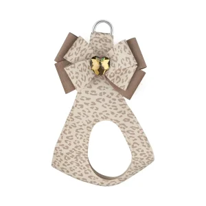 Susan Lanci Baby Cheetah with Topaz Heart Double Nouveau Bow Step In Harness