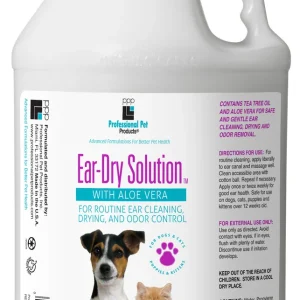 Professional Pet Products Ear Dry Solution for Dogs and Cats, 1 Gallon