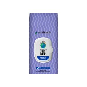 Earthbath Extra Thick Tushy Wipes for Dogs & Cats