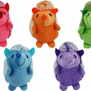 Multipet Hedgehogs Plush Dog Toy Assorted 8 in