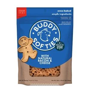 Buddy Biscuits Original Bacon & Cheese Soft and Chewy Dog Treats - 20 oz Bag