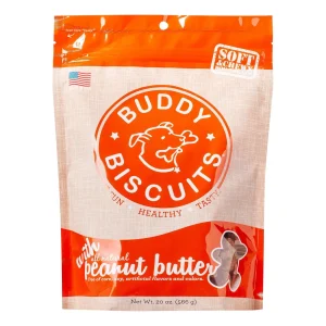 Buddy Biscuits Original Peanut Butter Soft and Chewy Dog Treats - 20 oz Bag