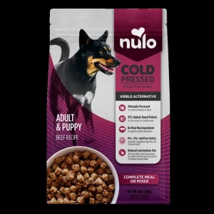 Nulo Cold Pressed Beef Recipe Kibble Alternative Meal and Mixer Puppy and Adult Dry Dog Food