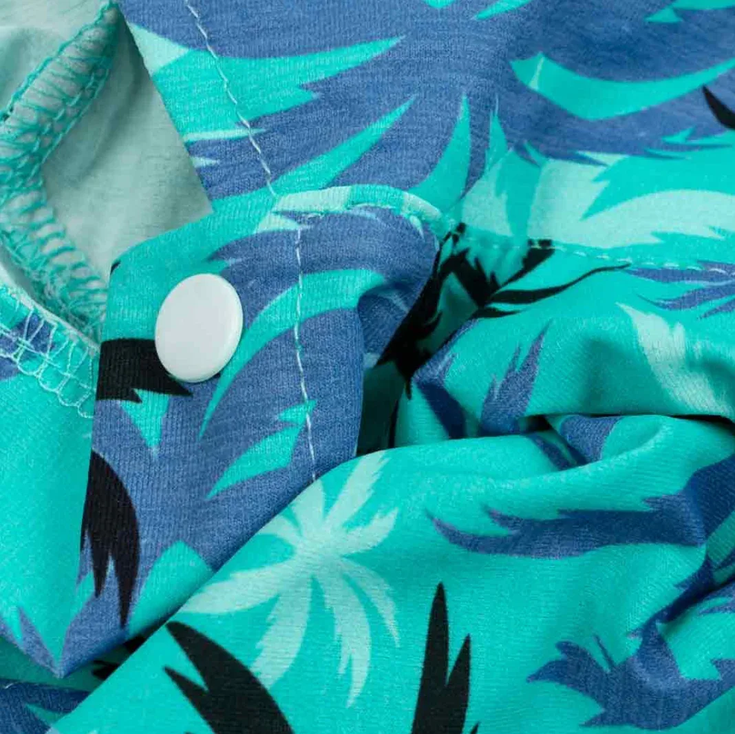 Tropical Coconut Palm Dog Shirt - Image 2