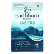 Earthborn Holistic Limited Ingredient Diet Venture Alaska Pollock Meal & Pumpkin Grain Free Dry Dog Food