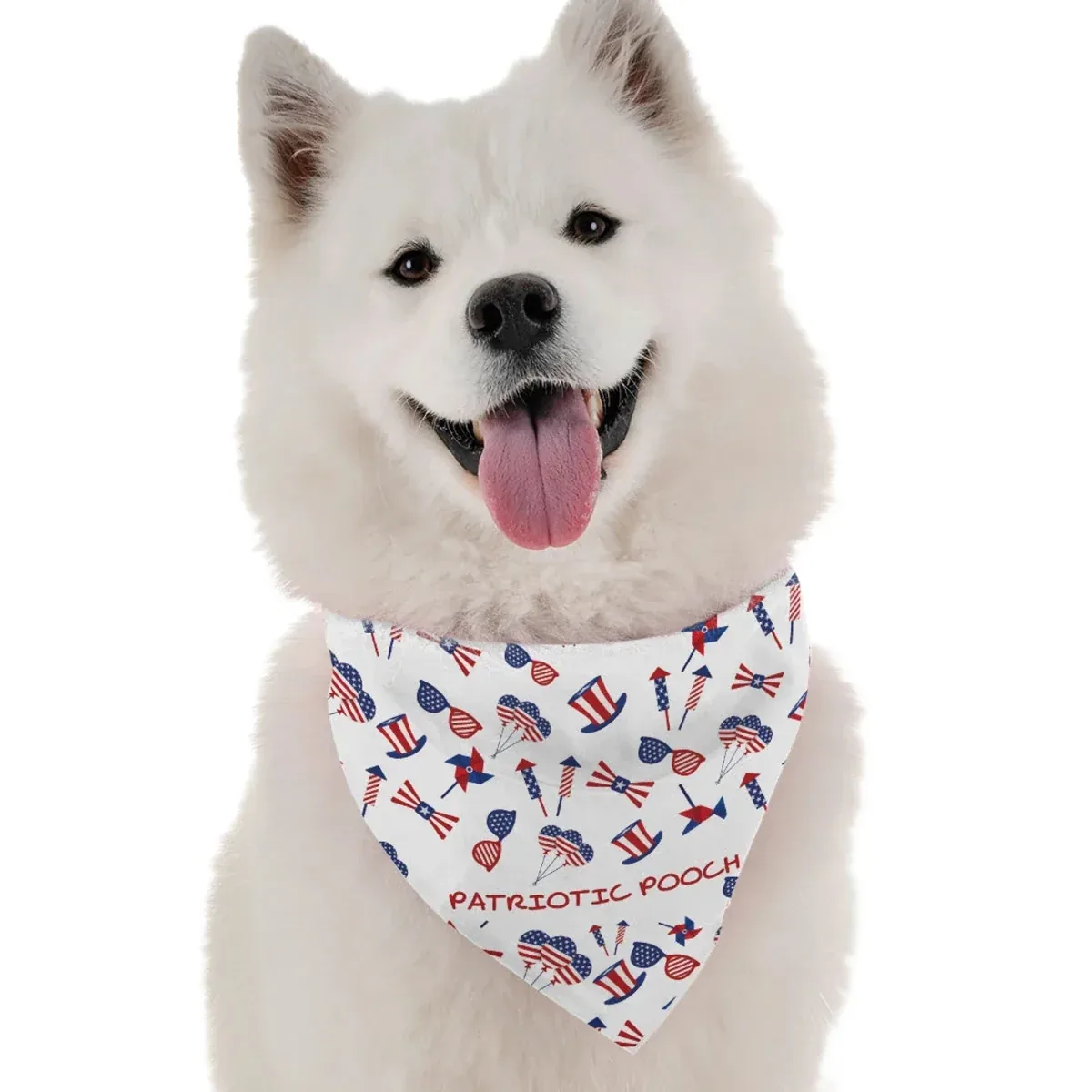 Patriotic Pooch 4th of July Dog Bandana by BanDoggie
