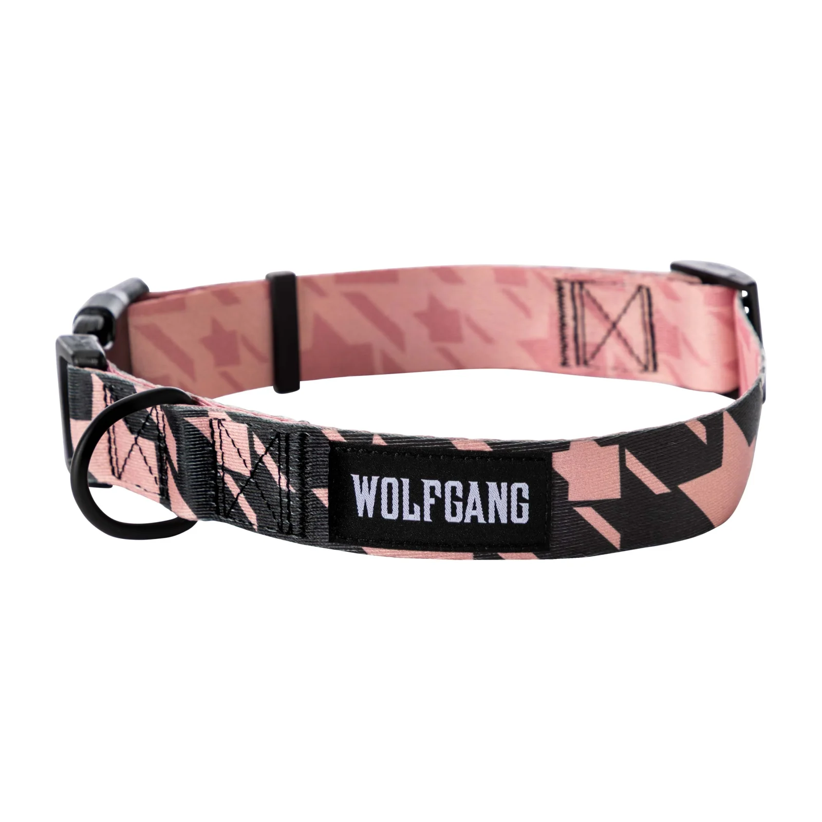 HoundsPink Wide Dog Collar