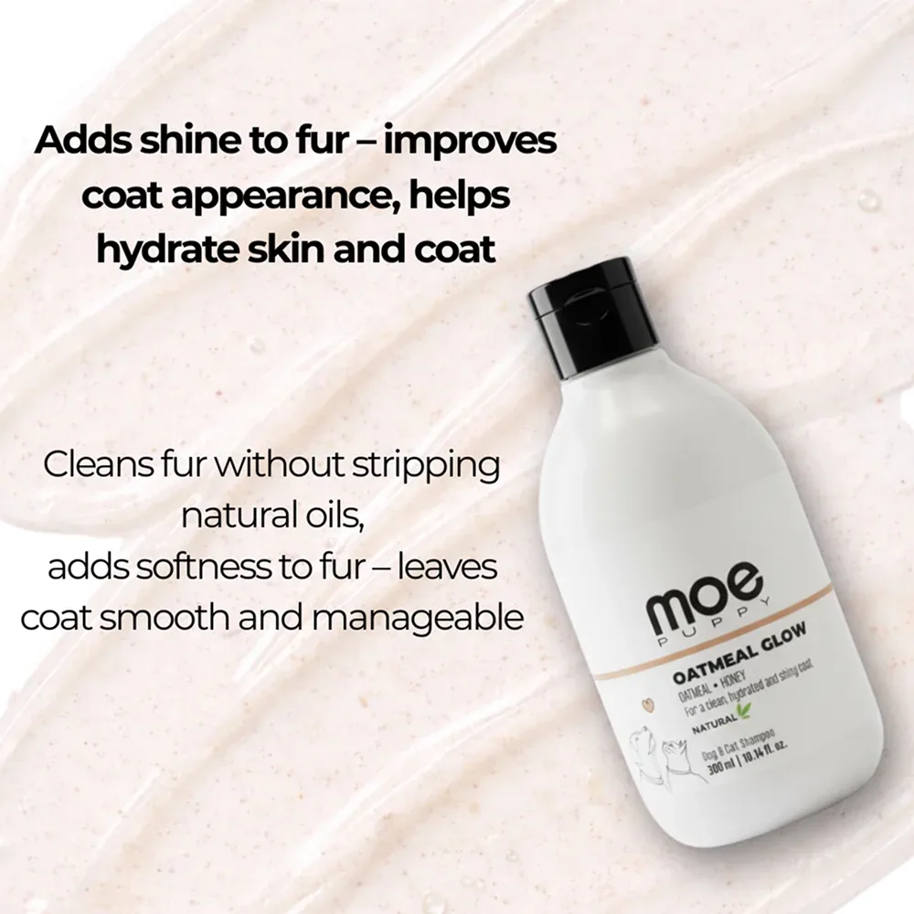 Moe Puppy Oatmeal Glow Shampoo for Dogs & Cats - Image 2