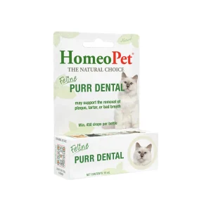 HomeoPet Feline Purr Homeopathic Dental Drops for Cats