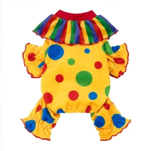 Colorful Dots Dog Clown Costume