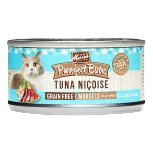 Merrick Purrfect Bistro Grain-Free Tuna Niçoise Wet Canned Dog Food - 3 oz Cans - Case of 24