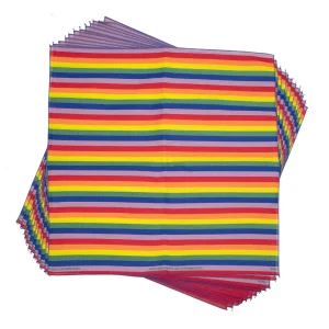 Freedom Rainbow Dog Bandana, 22 inch, 12 Pack