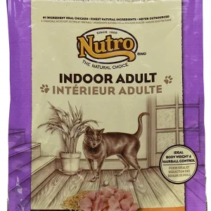 Nutro Indoor Adult Cat Chicken & Rice Dry Cat Food - 3 lb Bag