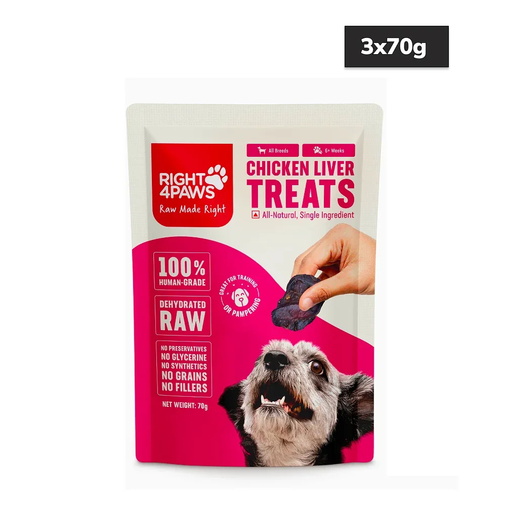Right4Paws Chicken Liver Dog Treats - Image 2