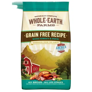 Whole Earth Farms Grain-Free Turkey & Duck Dry Dog Food - 12 lb Bag