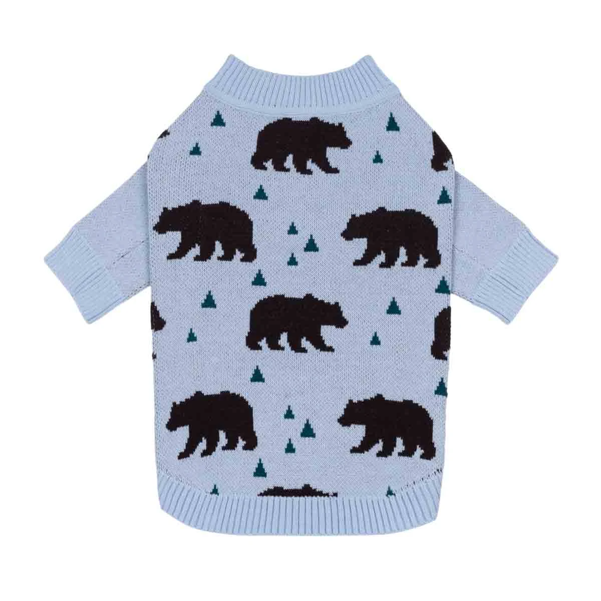 Polar Bear Dog Jacquard Sweater
