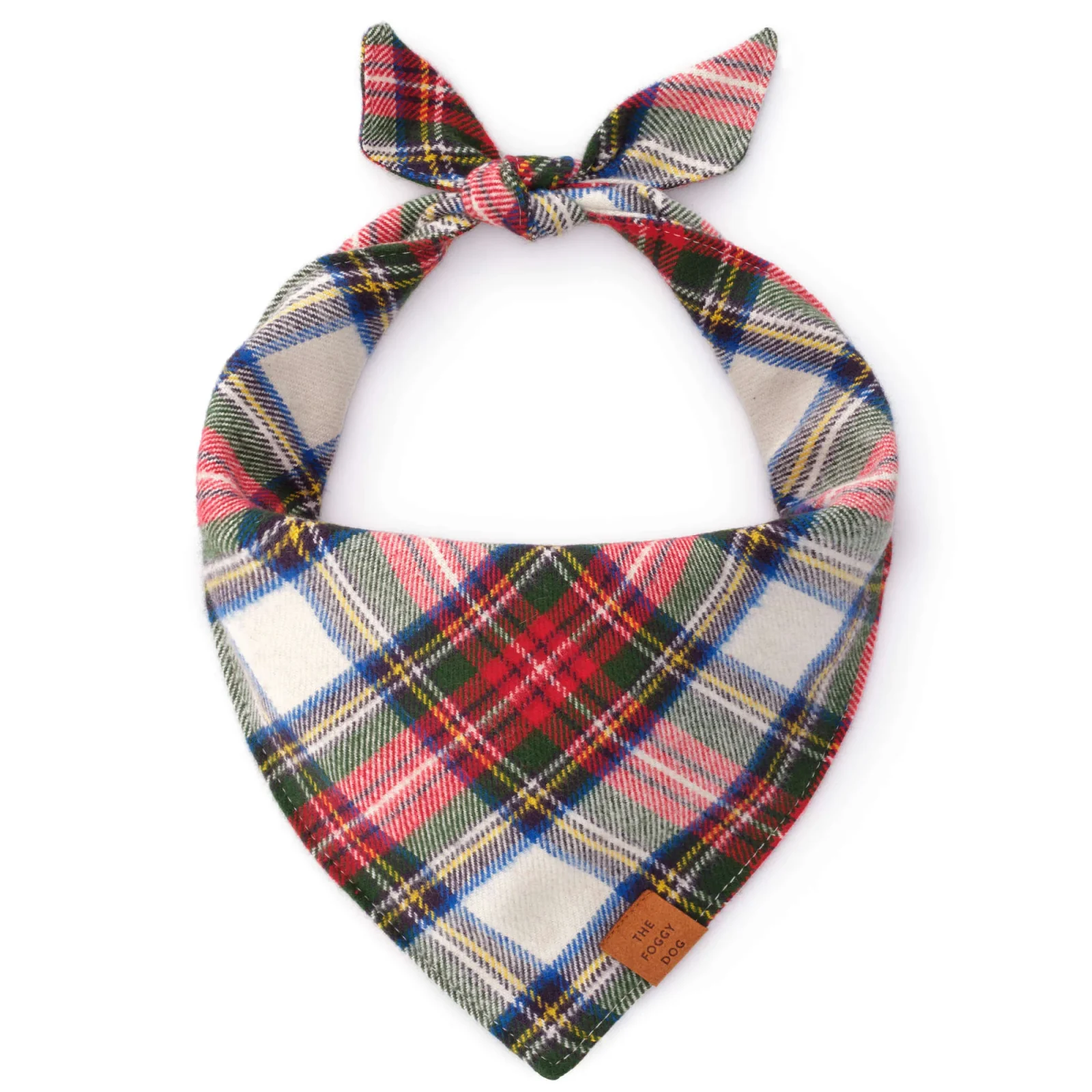 Regent Plaid Flannel Dog Bandana - Image 2