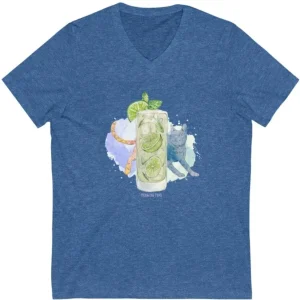 Cats & Cocktails Mojito V-Neck T-Shirt