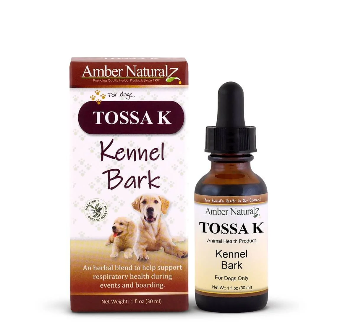 Amber Naturalz Tossa K Respiratory Support Herbal Liquid Supplement for Dogs - Image 2