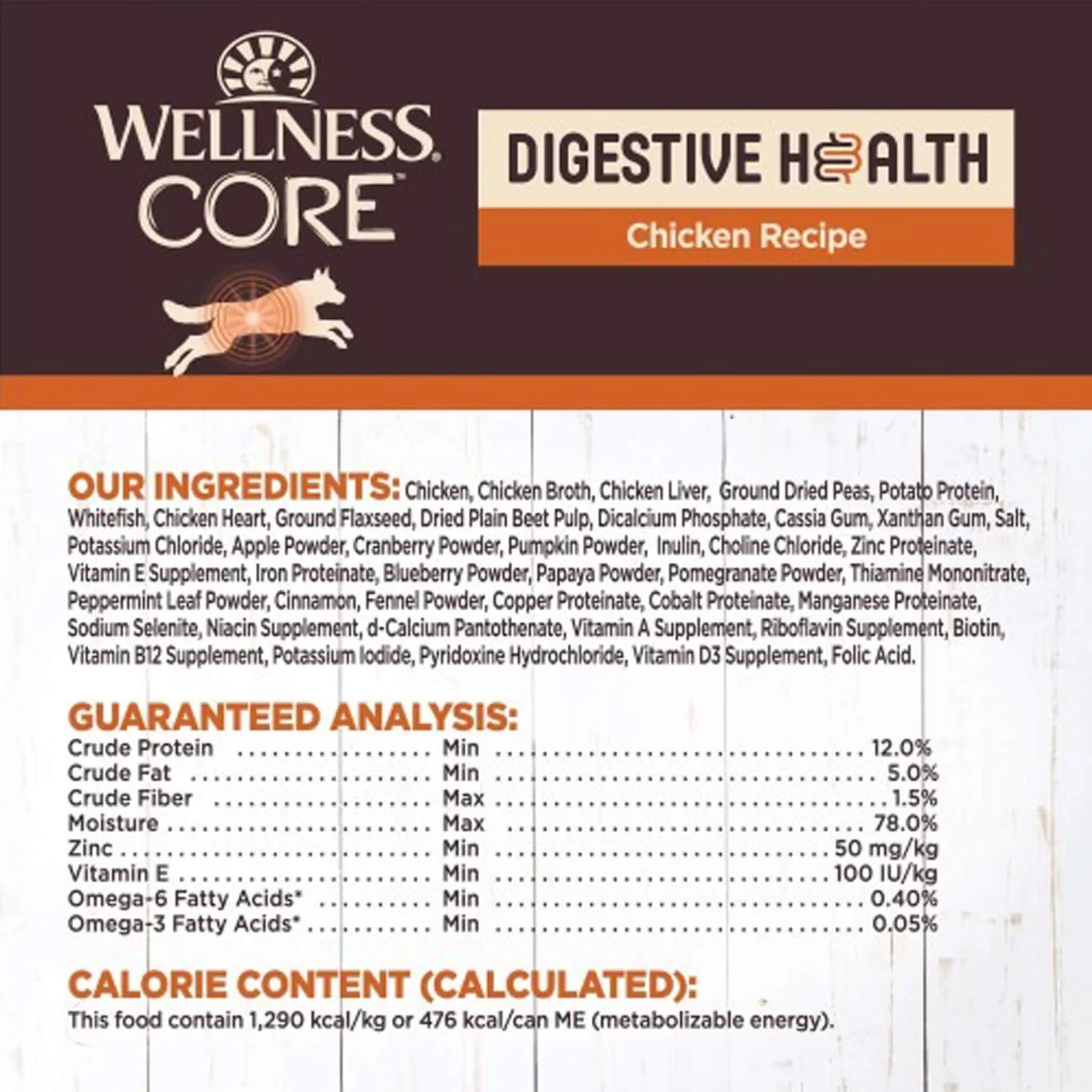 Wellness CORE Grain Free Digestive Health Pate Wet Dog Food - Image 2
