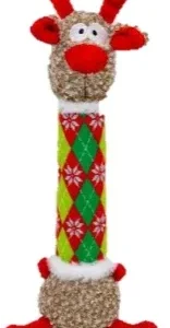 KONG Holiday Shakers Luvs Argyle Reindeer