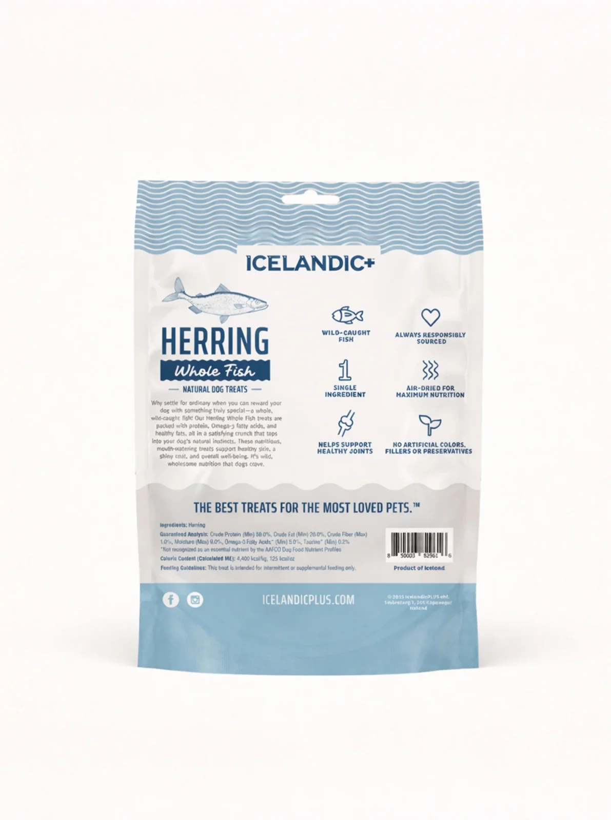HERRING WHOLE FISH DOG TREATS - Image 2