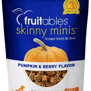 Fruitables Skinny Mini Pumpkin & Berry Soft and Chewy Dog Treats - 5 oz Pouch