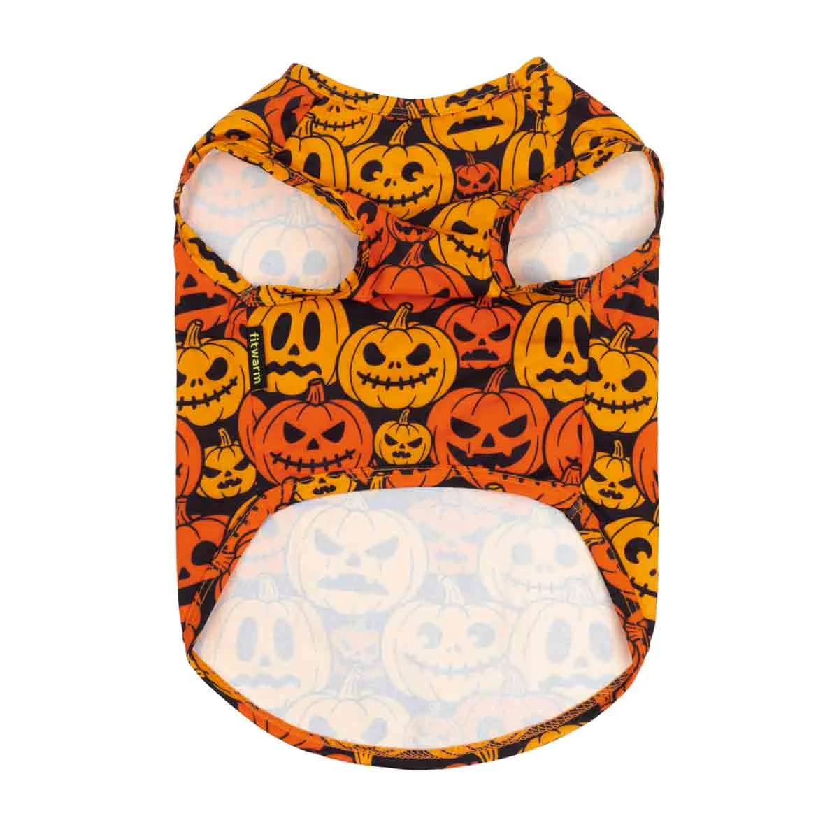 Scary Jack-O'-Lantern Dog Halloween Shirt - Image 2