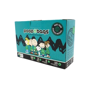 Biobased Peanuts Dog Leash Rolls USDA, 360 ct