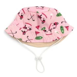 Pink Golf Bucket Hat