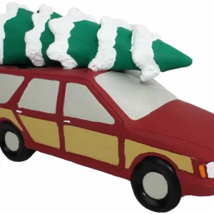 Multipet Station Wagon with Christmas Tree 7.5 in